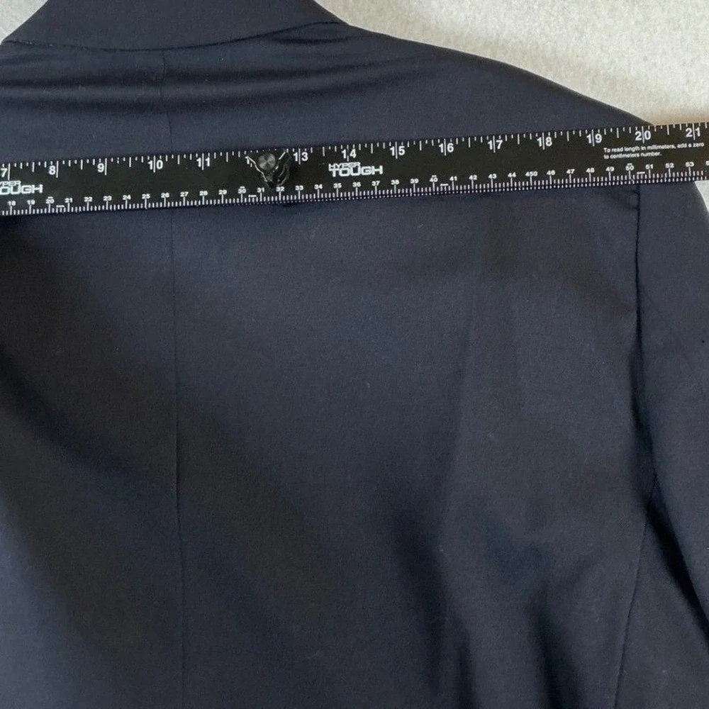 Joseph & Feiss Gold Mens 44 Reg‎ Navy Blue 100% Wool Classic Fit Blazer Jacket